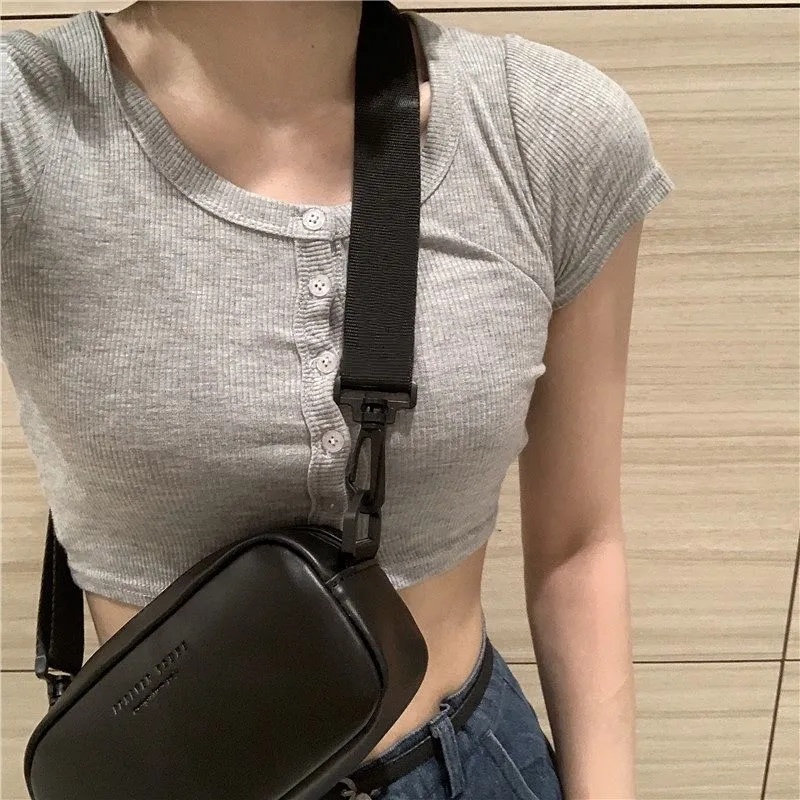 Túi Đeo Chéo Da pu Hình Vuông Nhỏ Nhắn Phong Cách Hàn Quốc Thời Trang Cho Nữ bp181
