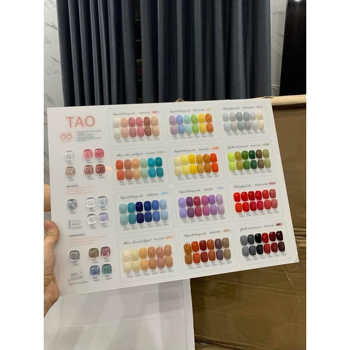 Sơn Gel TAO Sét 87 Màu - Tặng Kèm bảng màu tặng base top