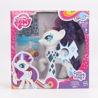 Mô hình đồ chơi my little pony 16cm phát sáng trong bóng tối bằng pvc