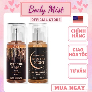 Xịt thơm bath and body works - into the night body mist