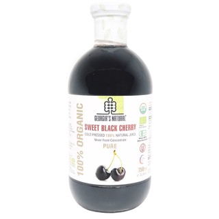 Nước ép trái cây hữu cơ anh đào đen Sweet Black Cherry - Georgia's Natural -750ml