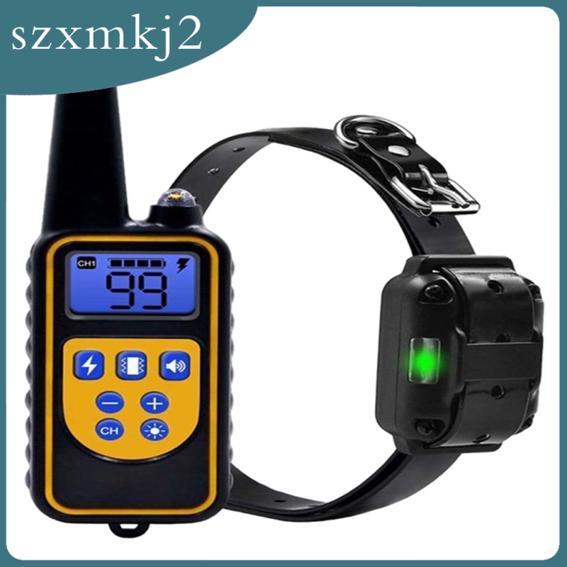 Vòng Cổ Huấn Luyện Chó Chống Sốc Có Điều Khiển Từ Xa szxmkj2