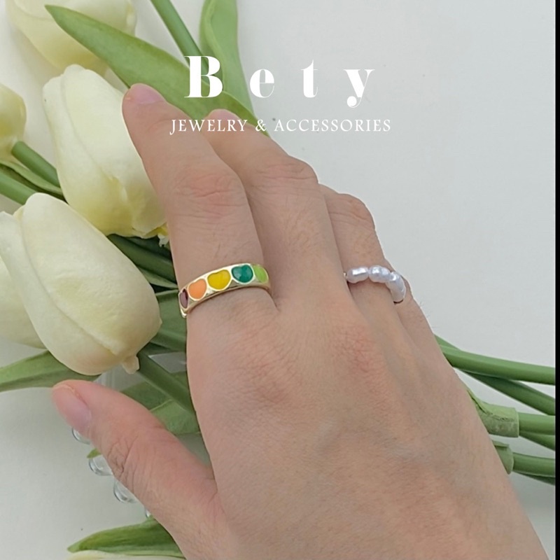 Set nhẫn phong cách hàn quốc xinh xinh  Showy