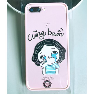 ỐP LƯNG IPHONE 7 PLUS/ 8 PLUS IN HÌNH CÁ TÍNH ISEN - MAU 101