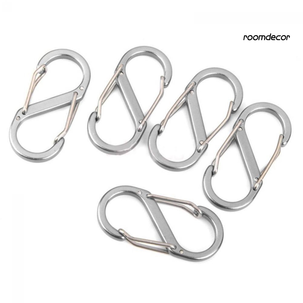 Móc Khoá Kim Loại Hình Số 8