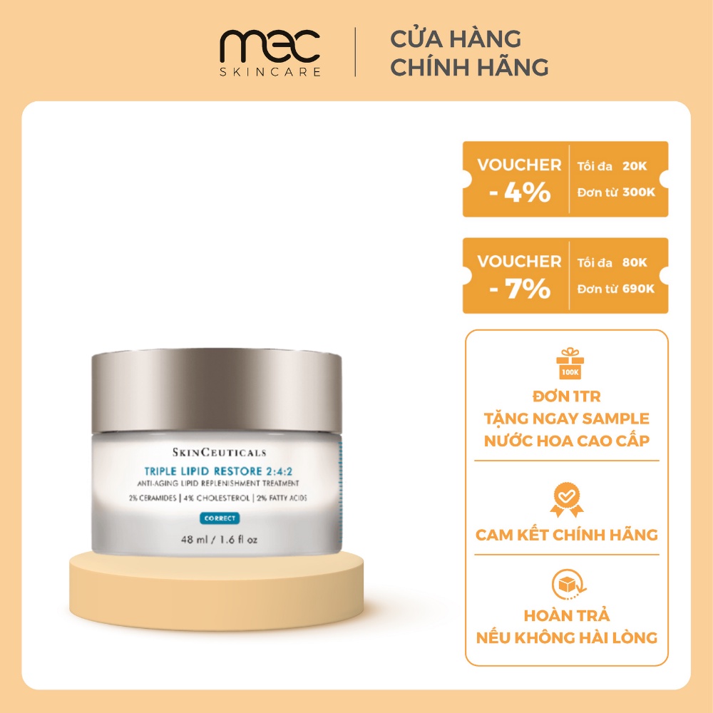 [AUTH - ĐỦ BILL] Kem dưỡng chống lão hóa Skinceuticals Triple Lipid Restore 2:4:2