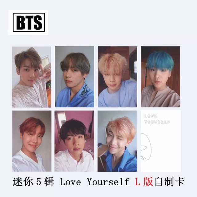 Set card Love Yourself HER (4 Ver) BTS