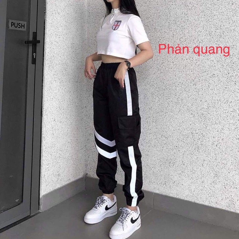 Quần Jogger Nam Nữ Phản Quang Túi Hộp UNISEX, 3 Sọc Tập Gym Năm 2020 | Valu Store