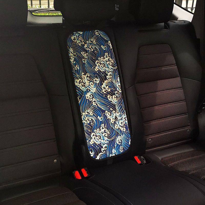 JDM Car Rear Central Back Cushion Japanese Style Personality Car Accessories Supplies Creative Cotton Linen Seat Cushion Car Decoration car accessories 9X7J