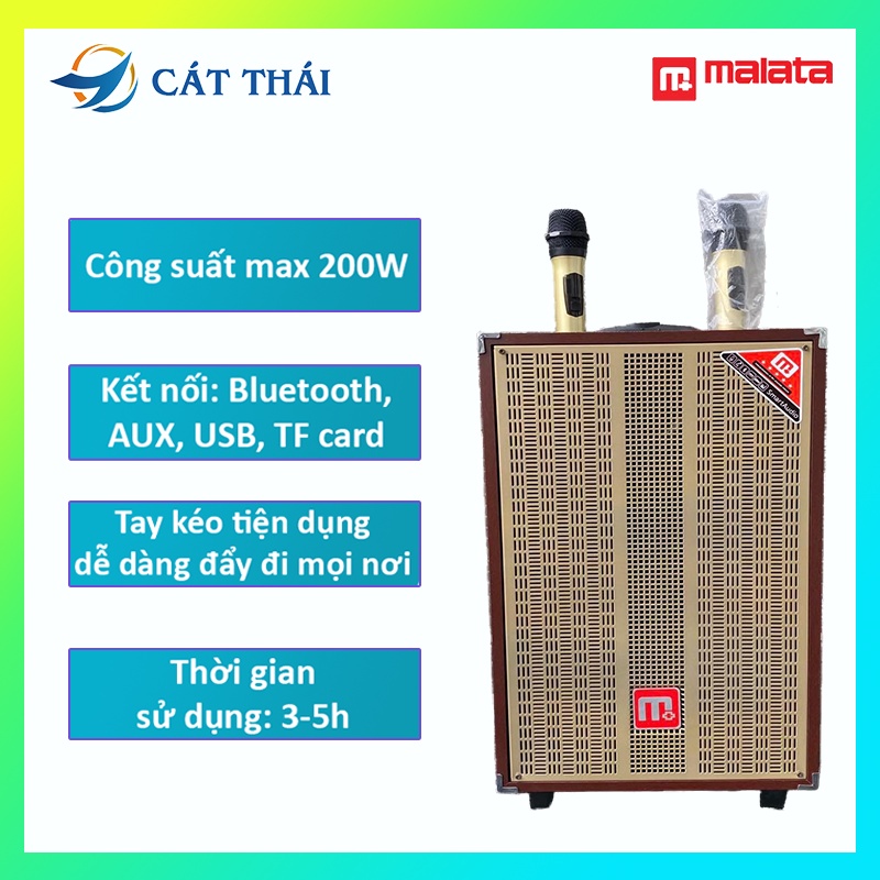 Loa Kéo Malata M+9088, M+9089, M+9089+, M+9012 Âm Thanh Đã Kết Nối Bluetooth Bao Mượt