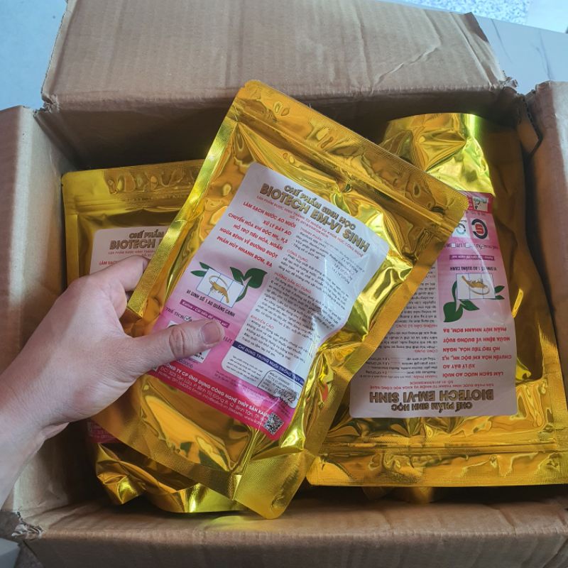 MEN VI SINH THỦY SẢN - BIOTECH EM KALIVA - 500 ML