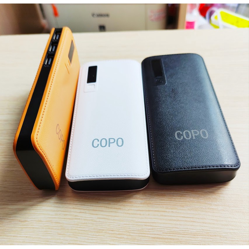 Pin Sạc Dự Phòng Power COPO 7500 mAh Vỏ Giả Da Cực Đẹp - Sạc nhanh QC3.0