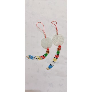 Ngọc bội tua rua ngũ sắc/ Phụ kiện cổ phục/ Phụ kiện Việt phục