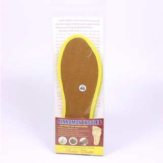 Miếng lót giầy quế chống hôi chân, lót giầy thể thao, giầy công sở đủ size