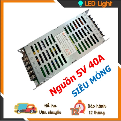 Nguồn 5V 40A siêu mỏng