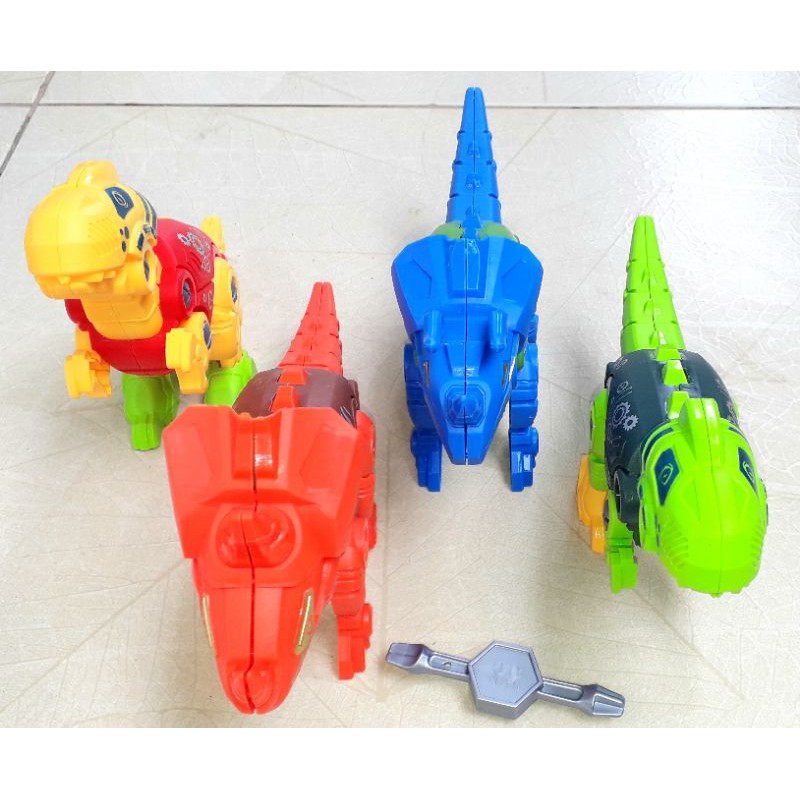 Sét 4 con Khủng Long bằng nhựa tháo ráp rất đẹp