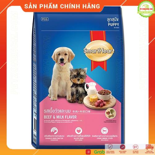 Đồ ăn chó con Smartheart Puppy 400gr ️ FREESHIP ️ thức ăn hạt khô dùng chó con dưới 1 năm tuổi - PetZoneHCM