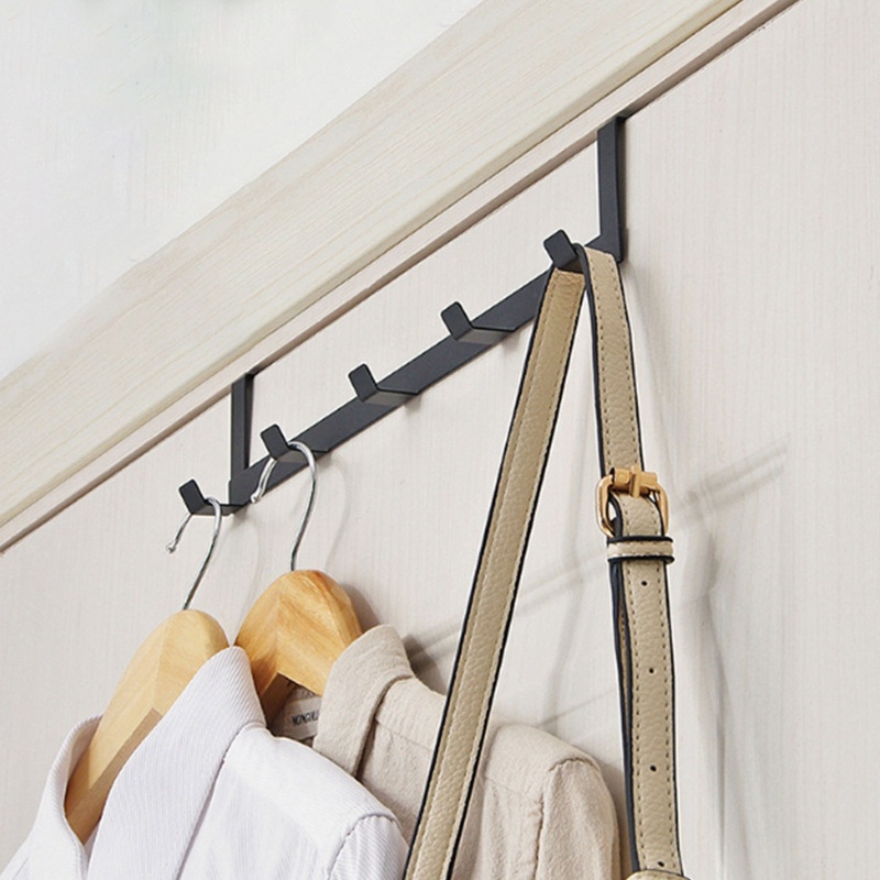 ✿ Giá Treo Áo Khoác / Áo Khoác Chống Thấm Nước Kèm 5 Móc Treo Dễ Lắp Đặ