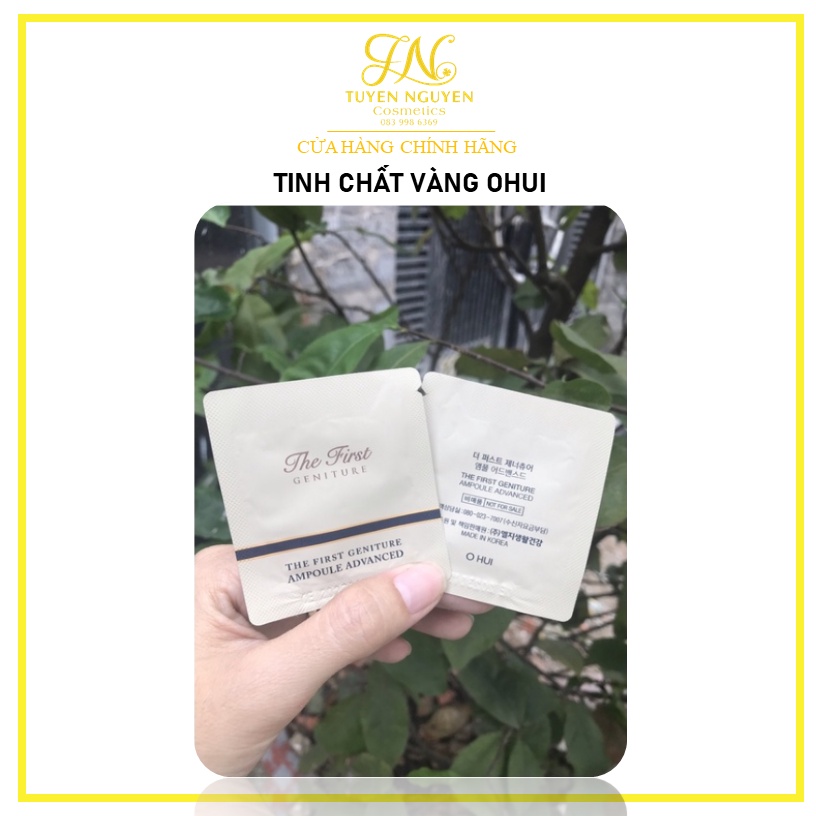 Tinh chất vàng Ohui The First Ampoule Advanced gói 1ml