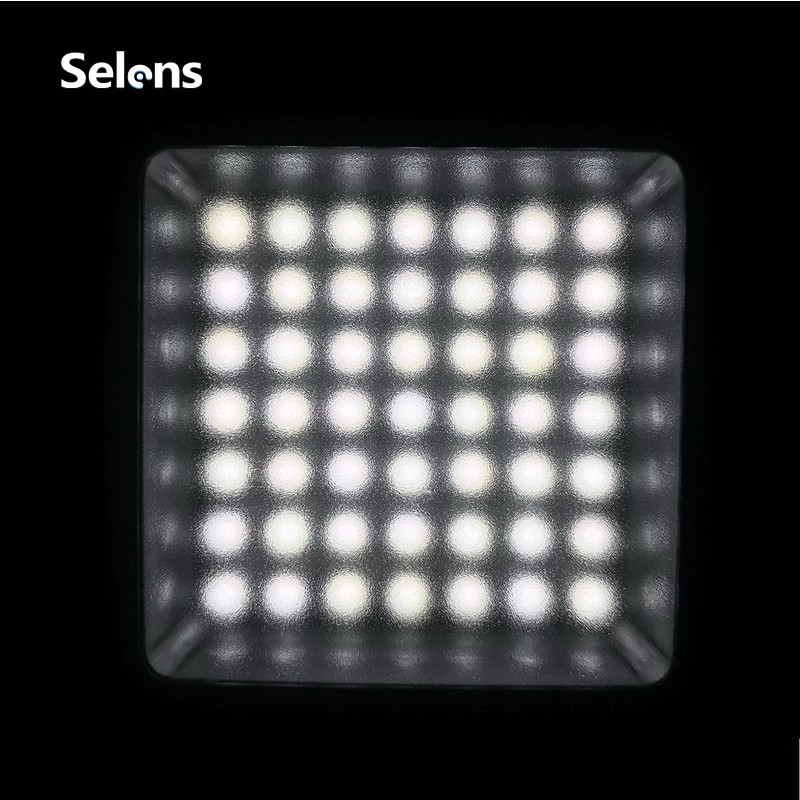 Đèn LED chiếu sáng Selens 6000K dùng để quay Vlog/ Live/ Video dành cho máy ảnh