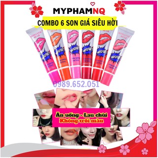 Combo 6 son xăm WOW chính hãng GIÁ CỰC SỐC - MyphamNQ
