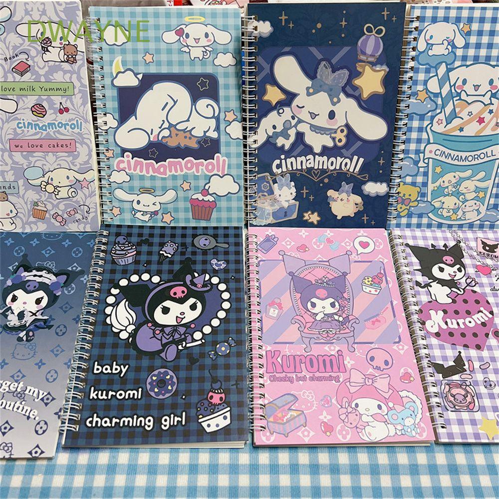 Sổ Tay Ghi Chú Họa Tiết Hoạt Hình Kuromi Cinnamoroll Đáng Yêu Cho Bé