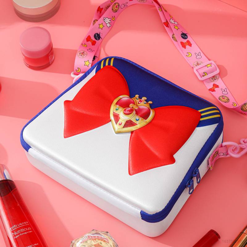Sailor Moon Túi Đựng Mỹ Phẩm Phong Cách Thủy Thủ Mặt Trăng Xinh Xắn Cho Nữ
