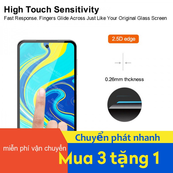 Kính cường lực bảo vệ màn hình Xiaomi Redmi Note 4X 4A 5A 7A 8A 5 6 7 8 9 10 11 10S 8T 9T 9S 9A 9i K20 K30 K40 K30S Pro Plus Prime