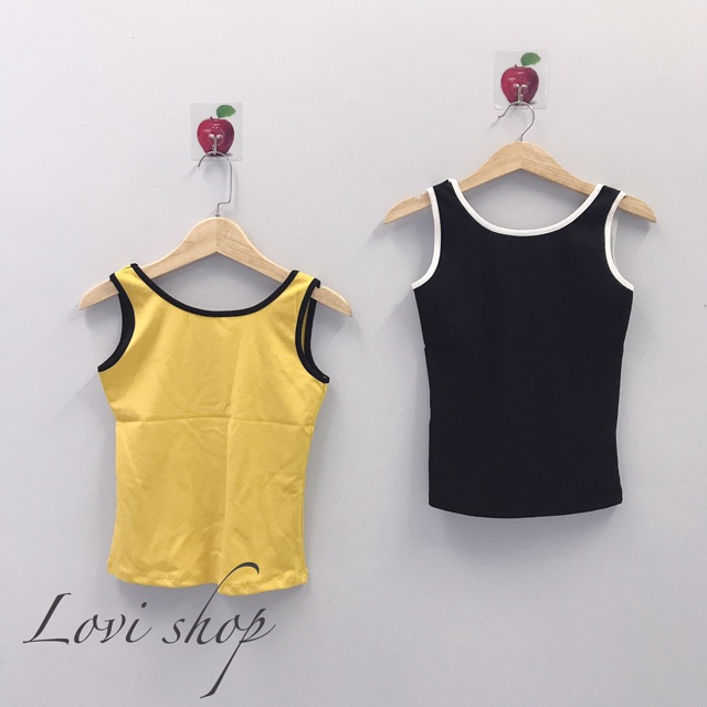 Áo thun 3 lỗ viền sọc hot hit. 4 màu. [ Kèm ảnh thật]