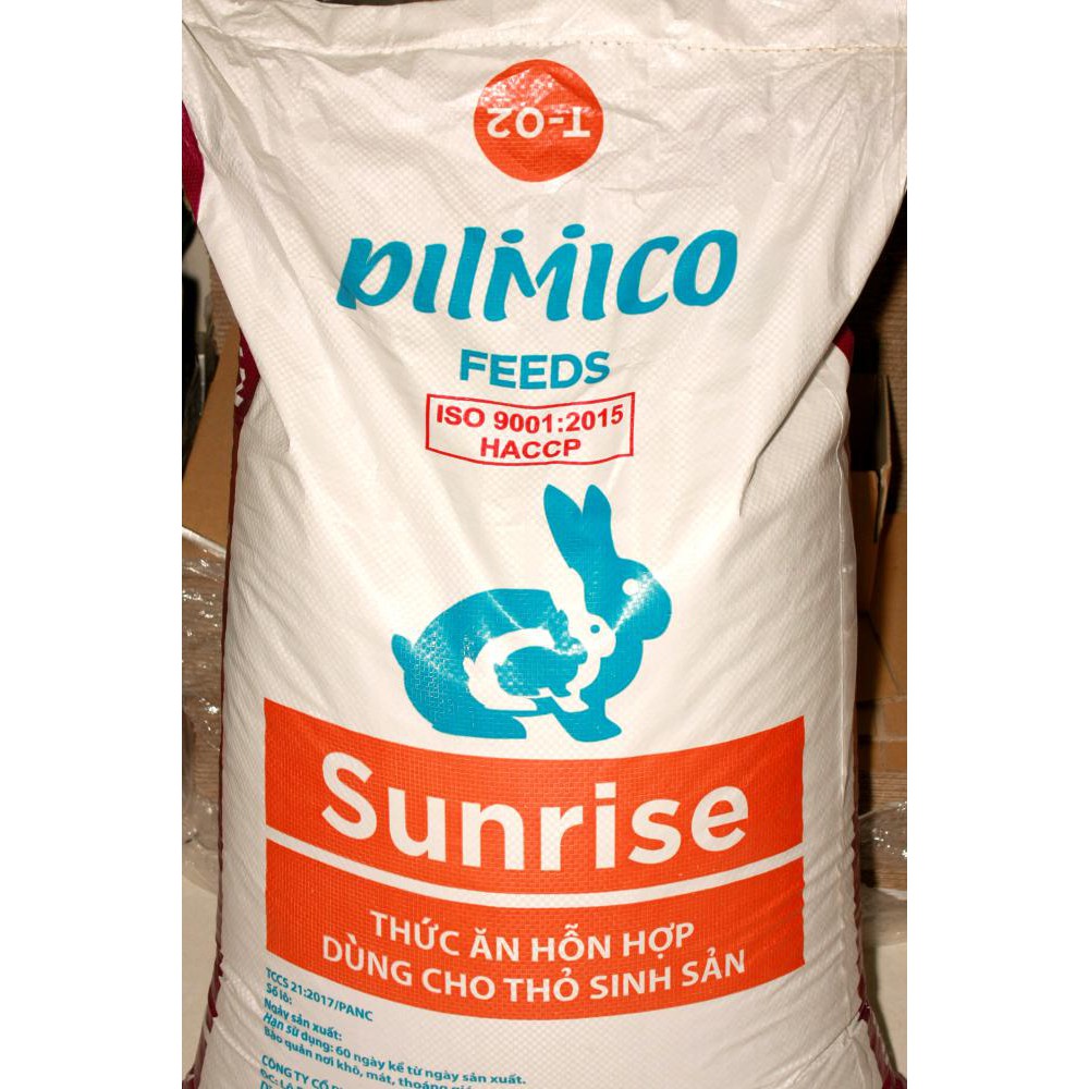 Cám thỏ thức ăn hỗn hợp chuyên dụng dành cho thỏ pilmico feeds, thích hợp cho cả hamster, bọ ú,.. gói 1Kg