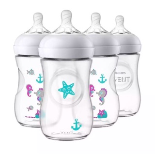 Bình sữa Avent 260ml họa tiết (xách tay)