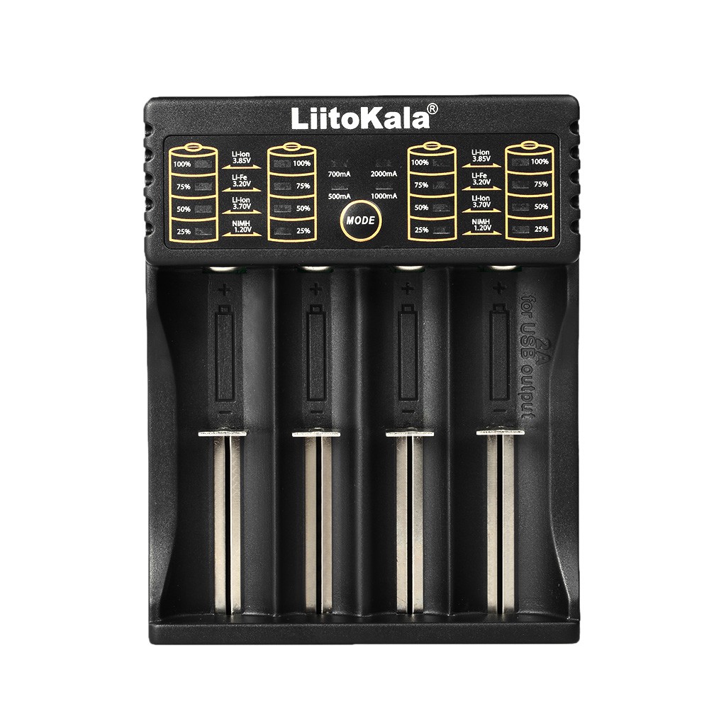 Ĩ LiitoKala Lii-402 Smart Battery Charger 1.2V 3.7V 3.2V 3.85V AA/AAA for 18650 18490 18350 17670 17500 16340 14500 1044