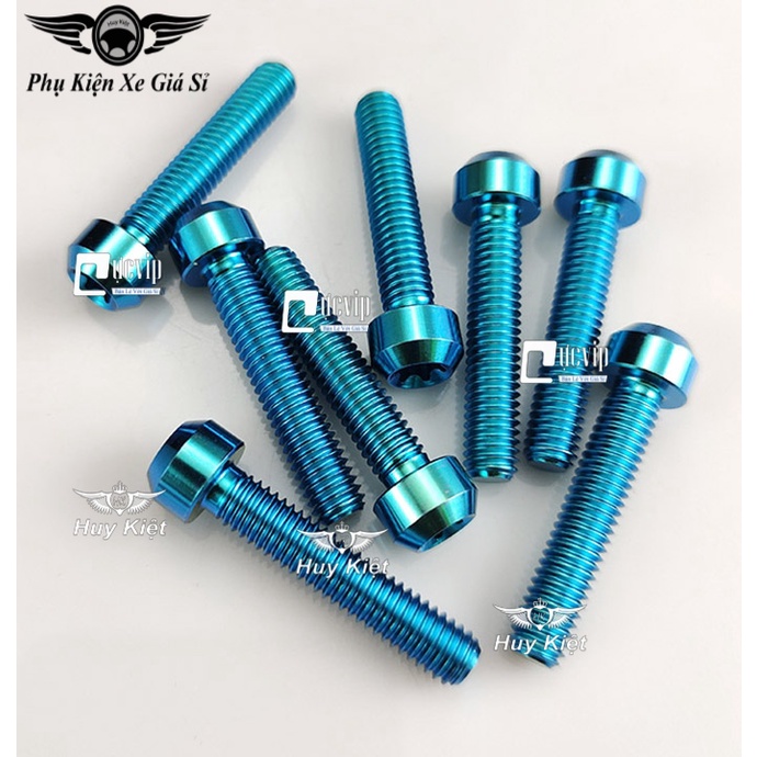 [Sale Khủng] Combo 2 Ốc Titan GR5 6Li3 Đầu Trụ Gắn Gù Bao Tay, Gù Tay Lái, Lóc Máy Mọi Loại Xe 5011
