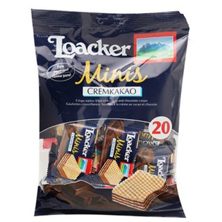 Bánh Quế Kem Cacao hiệu Loacker Minis góii 200g