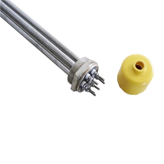 Điện trở đun nước , nồi nâu  phở , Đun dầu nồi nấu cháo , dạng Củ ren, cụm ren  inox Fi 48