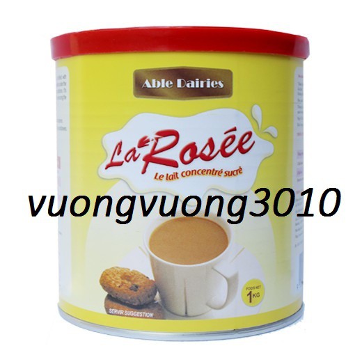 Sữa đặc lon LaRosee 1kg có nút khui