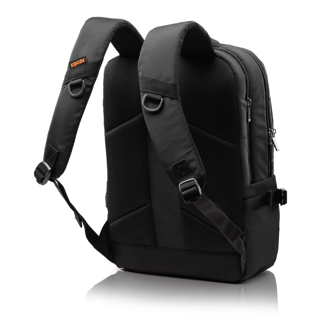 Balo Laptop 15,6 inch Kmore The Wesley – Black