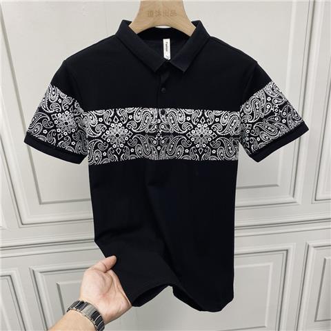 Áo Thun polobaju Tay Ngắn In Họa Tiết Thời Trang Mùa Hè Cho Nam