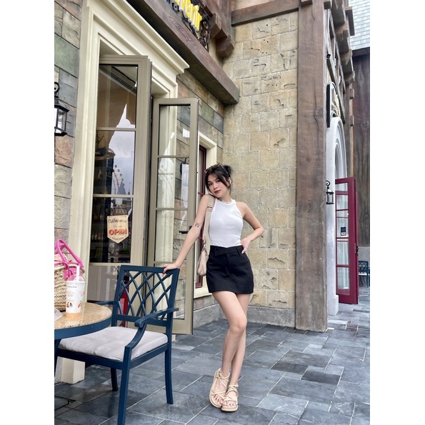 Beachclub-quần váy lệch lưng