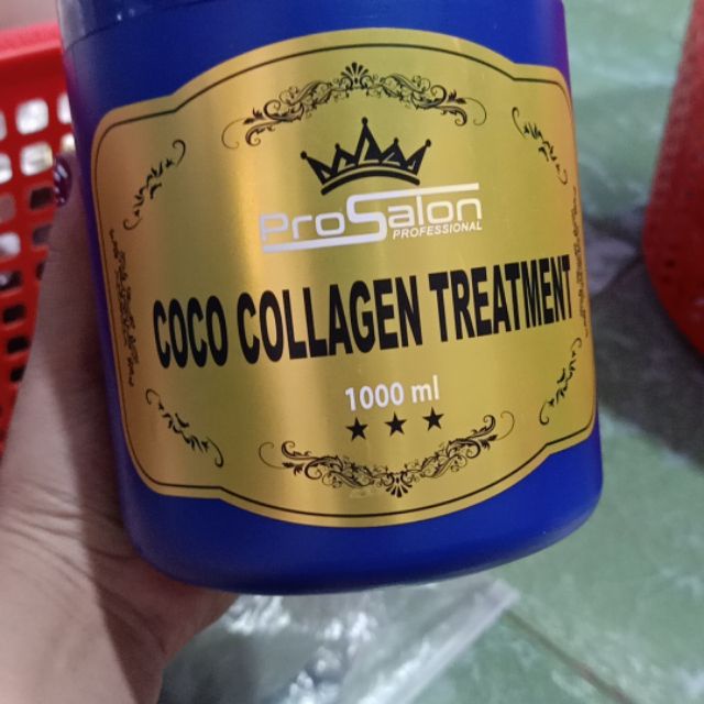Hấp Dầu Phục Hồi Tóc Coco Collagen Treatment ProSalon - Xanh