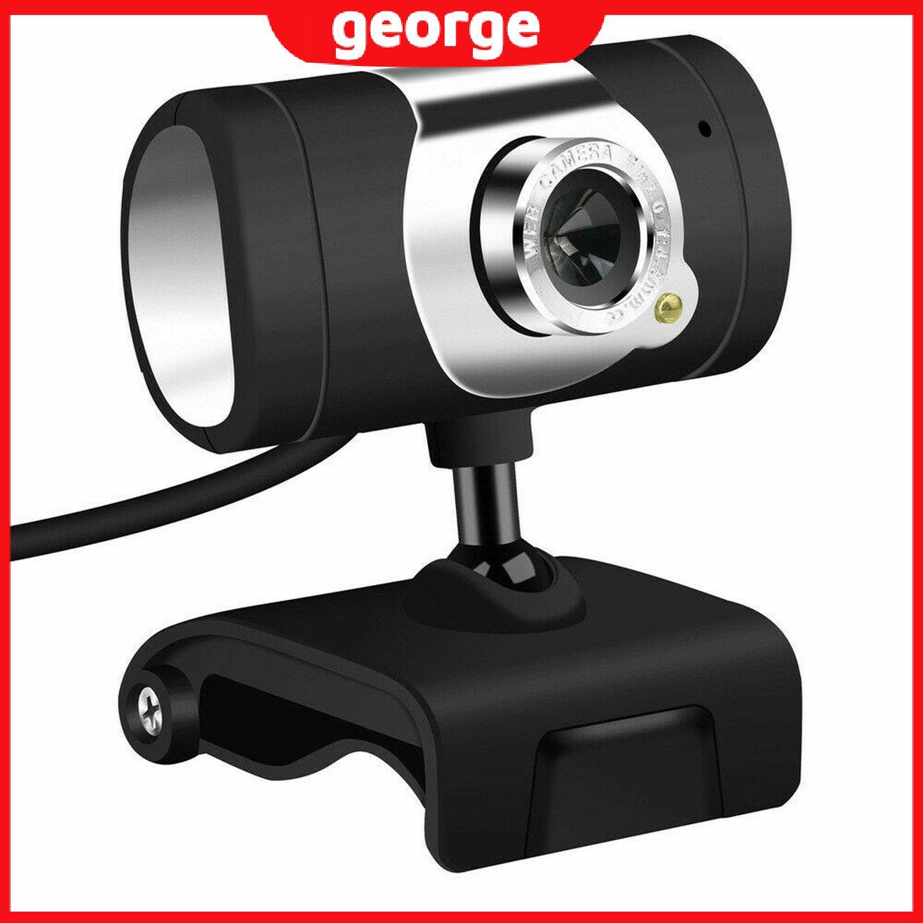 Webcam Usb2.0 Hd 12 Megapixel Màu Trắng Kèm Micro Điều Chỉnh Tự Động Cân Bằng Cho Pc Laptop