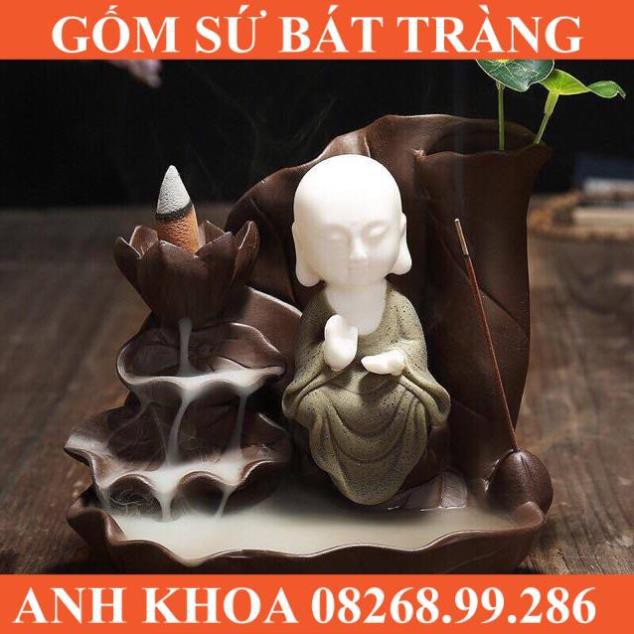Thác khói ngược tam thánh - Gốm sứ Bát Tràng Anh Khoa
