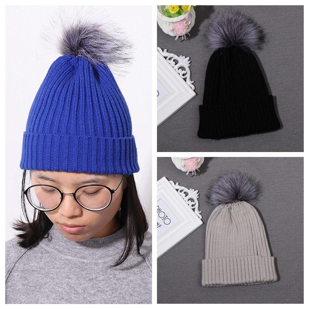 BSUNS Mũ Len Beanie Dáng Rộng Xinh Xắn Hợp Thời Trang Cho Bạn Gái