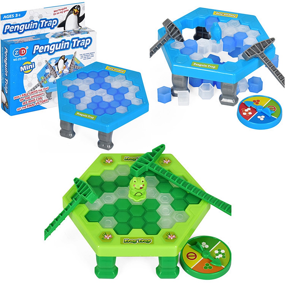 Bộ đồ chơi phá băng giải cứu chim cánh cụt mini vui nhộn cho gia đình