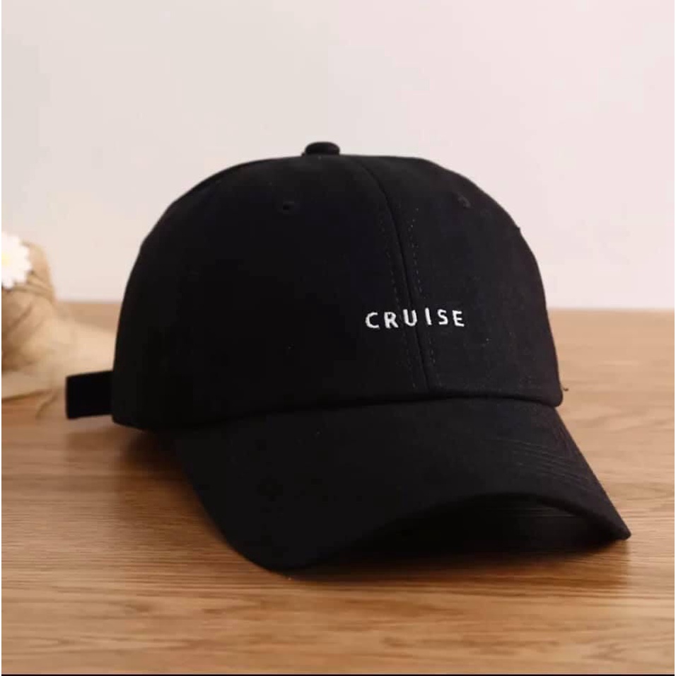 Mũ lưỡi trai ❤️ Nón kết thêu chữ CRUISE chất kaki cao cấp form unisex nam nữ N1