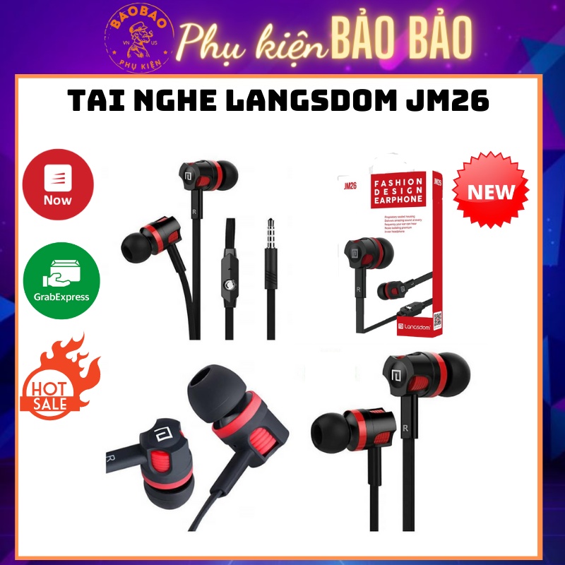 Tai nghe Langsdom JM26 - Bảo hành toàn quốc