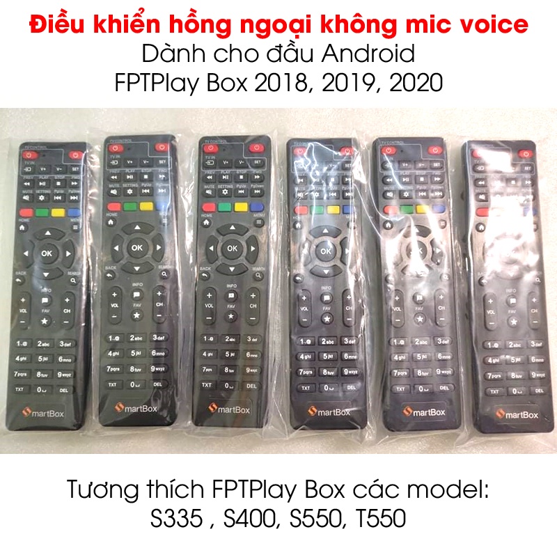 Điều khiển cho đầu Android FPTPlay Box các phiên bản - Thanh lý