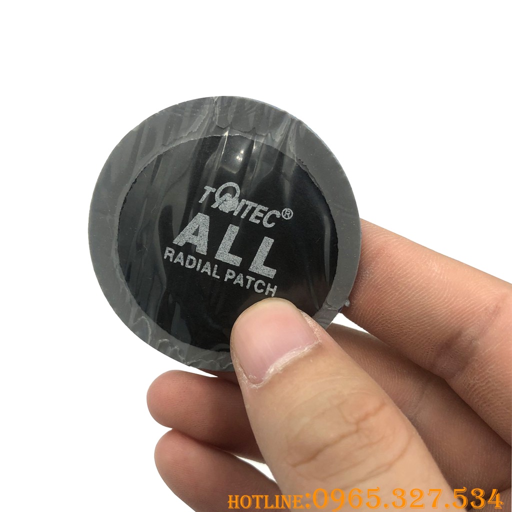 100 Miếng Vá Lốp, Vá Săm, Vá Vỏ,Vá Ruột hình tròn đường kính 45mm Taitec UVR-45T