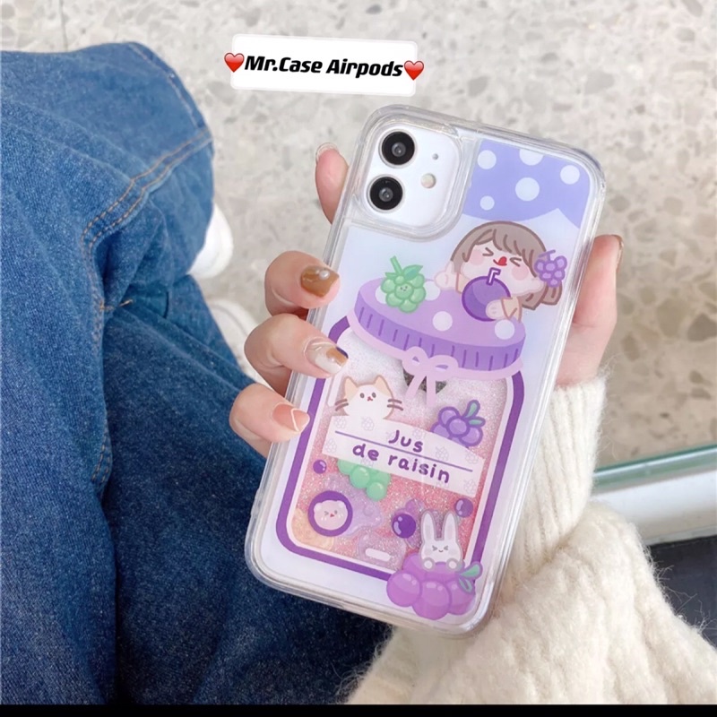 Ốp Lưng Viền Dẻo Nươc Cô Gái 12Promax 11promax 11 11pro xsmax x - Mr.Case