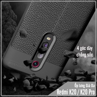 Ốp lưng dẻo Xiaomi Redmi K20/ K20 Pro vân da Auto focus